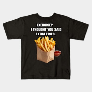 Funny Fries Lovers Gift Kids T-Shirt